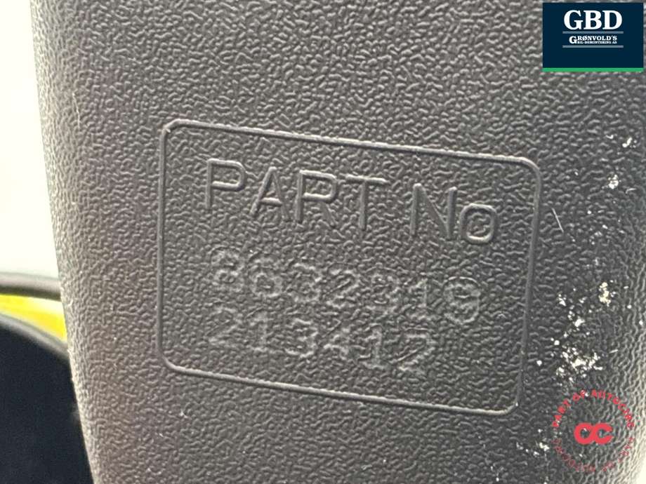 Sikkerhetsbeltelås baksete til Volvo V70 2007-2013 (Type III, Fase 1)  