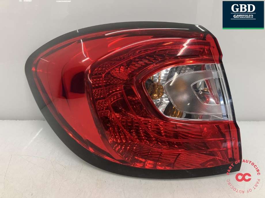 Baklykt venstre ytre til Renault Captur, 2013-2020 (Type I)  (265557367R)