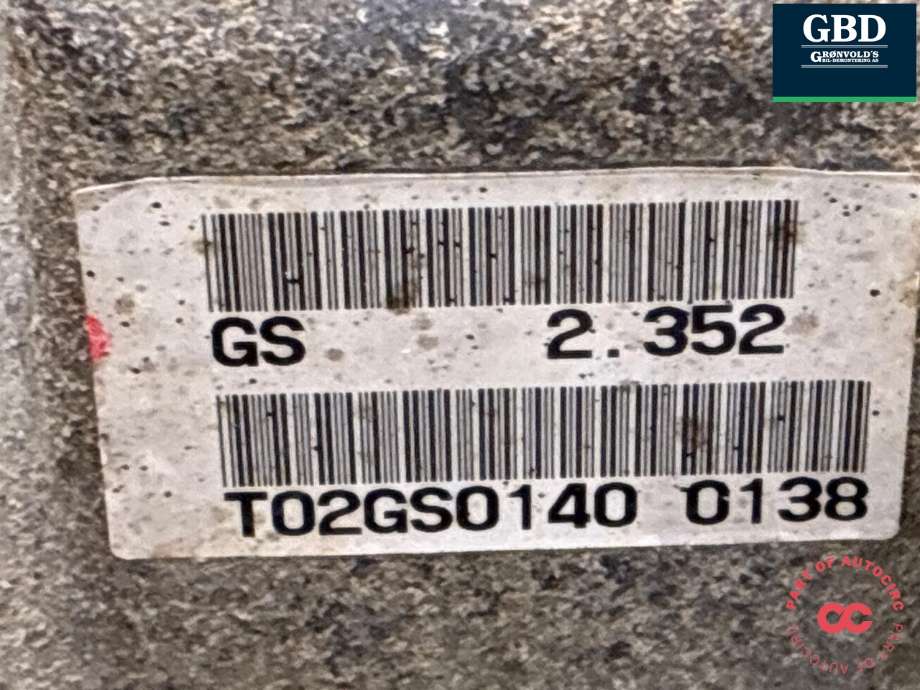 Kardang klokke bak til Mitsubishi Outlander 2010-2012 (Type II, Fase 2) (3501A114|)