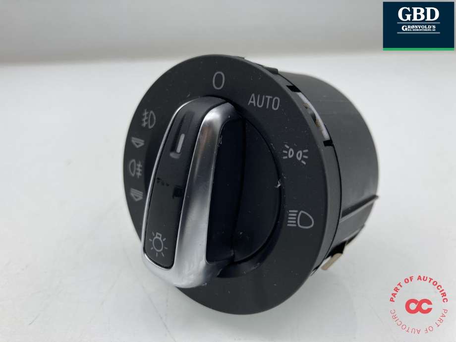 Bryter lys til Audi A6, 2008-2011 (Type III, Fase 2) (C6) (C6) (4F1 941 531 E  5PR)