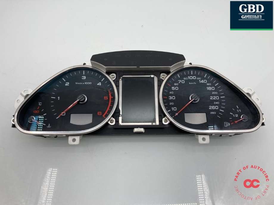 Instrumentpanel til Audi A6, 2008-2011 (Type III, Fase 2) (C6) (C6) (4F0 920 901 N)