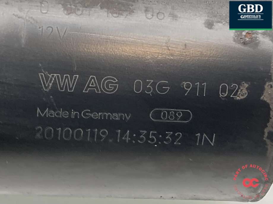 Starter diesel til Audi A6 2008-2011 (Type III, Fase 2) (C6) (C6) (03G 911 023 A|03G 911 023 AX|)