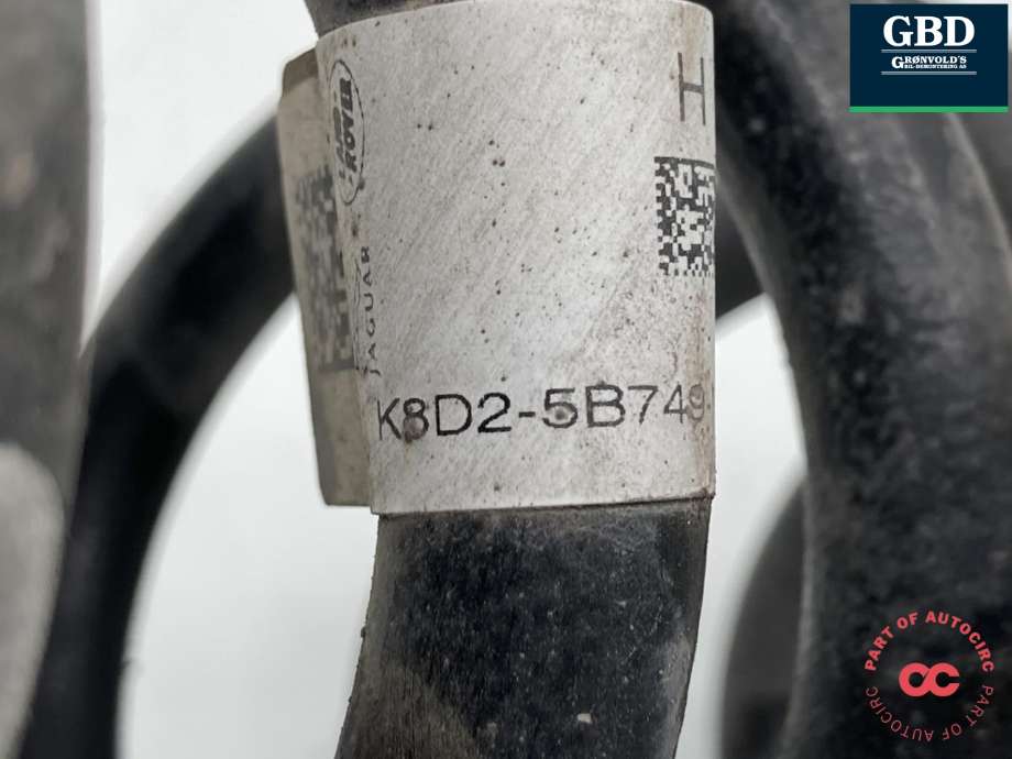 Fjær bak spiralfjær til Land Rover Range Rover, Evoque 2019-->> (Type II) (LR121283|K8D25B749NB|K8D2-5B749-NB-210121)