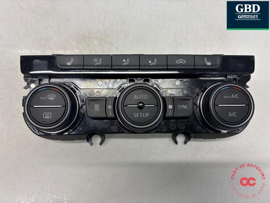 Varmeapparat betjening til VW Golf VII, 2012-2017 (Fase 1)  (5G0 907 044 EC WZU)