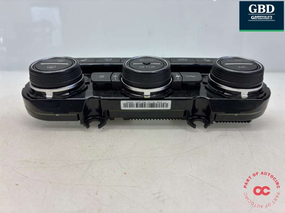 Varmeapparat betjening til VW Golf VII 2012-2017 (Fase 1)  (5G0 907 044 EC WZU|5G0 907 044 BE WZU|5G0907044AB)