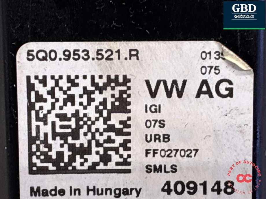 Bryter combi til VW Golf VII 2012-2017 (Fase 1)  (5Q0 953 513 P  IGI|5Q0 953 521 R|)