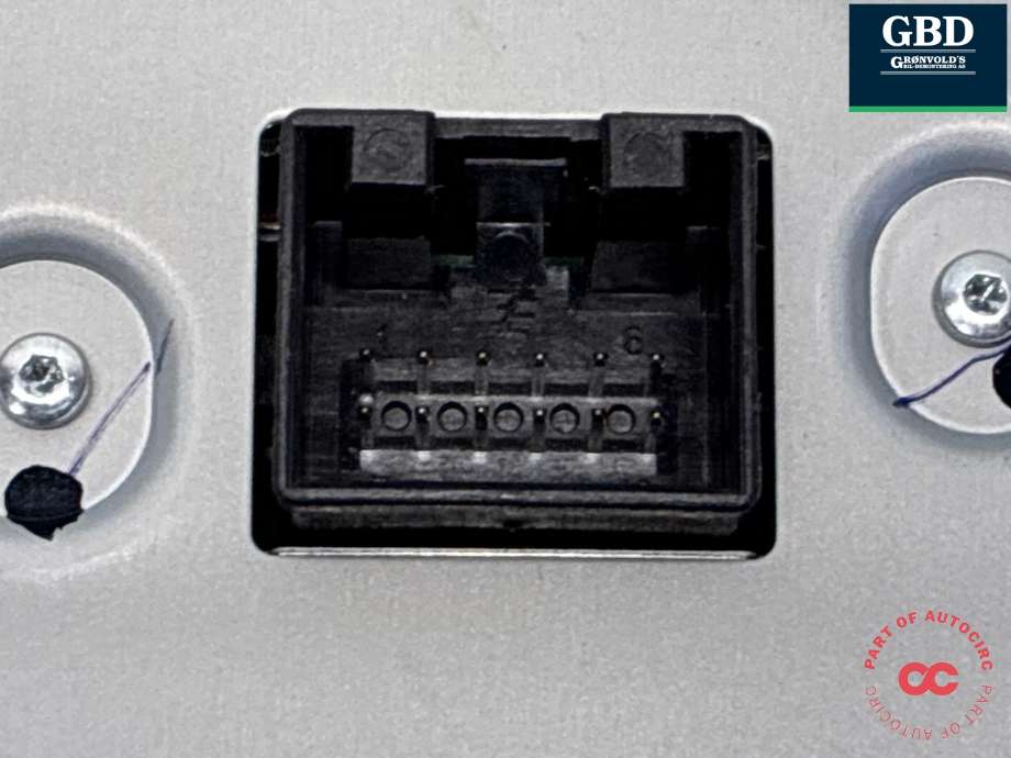Bilstereo navigasjon skjerm til Škoda Superb 2015-->> (Type III) (3V0 919 606 BYY|3V0 919 606|)