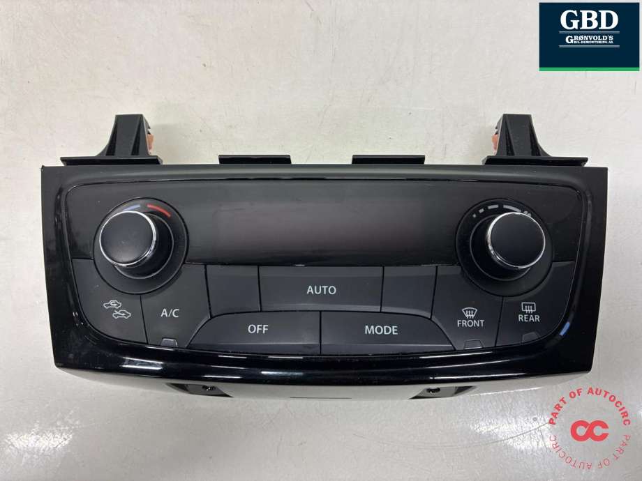 Varmeapparat betjening til Suzuki Vitara 2015-->> (Type IV)  (39510-54P00-AQK|39510-54P00|)