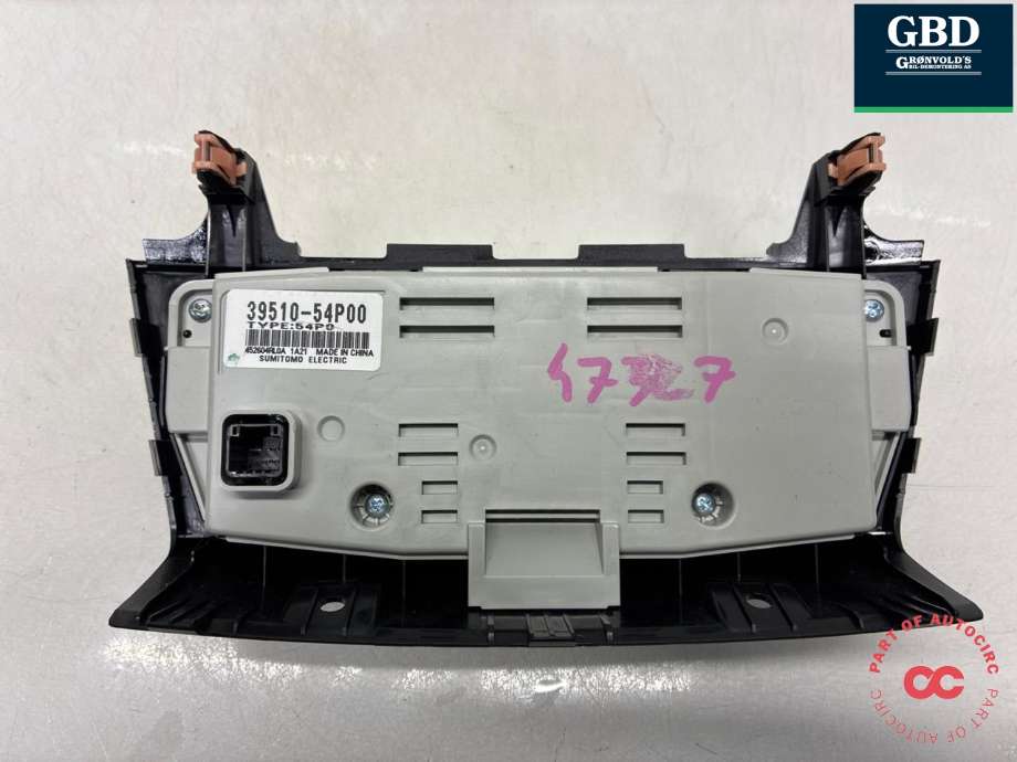 Varmeapparat betjening til Suzuki Vitara 2015-->> (Type IV)  (39510-54P00-AQK|39510-54P00|)
