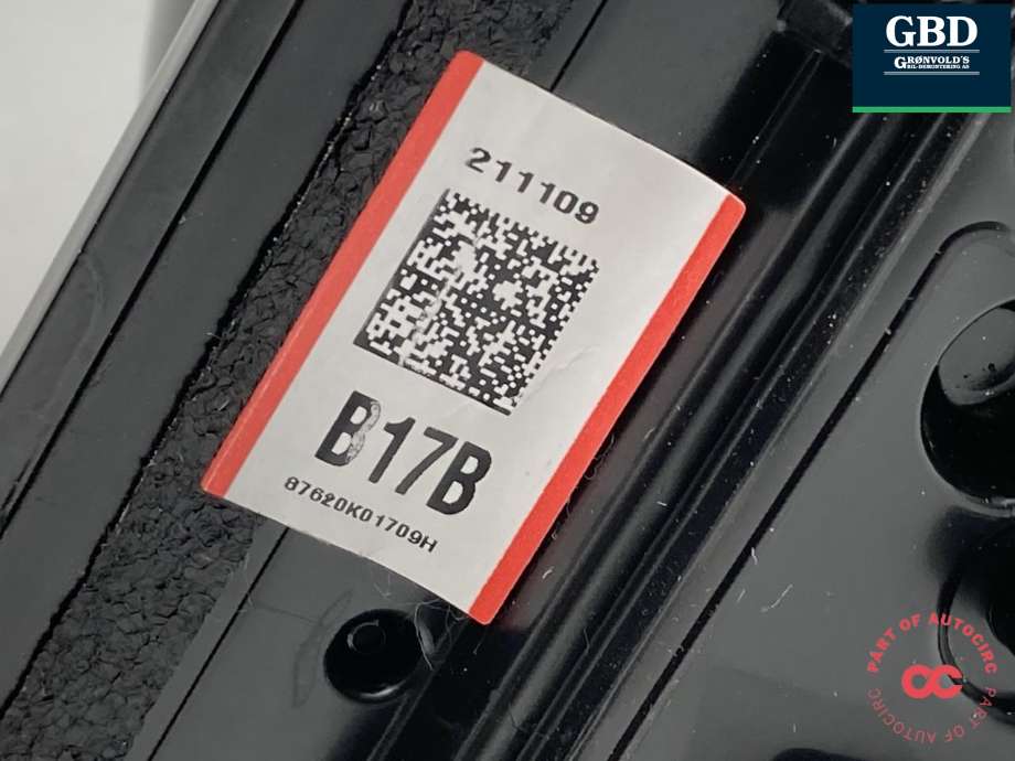 Speil høyre til Kia e-Soul 2019-->> (Type III) (87620K 0170|87620K01709H|)