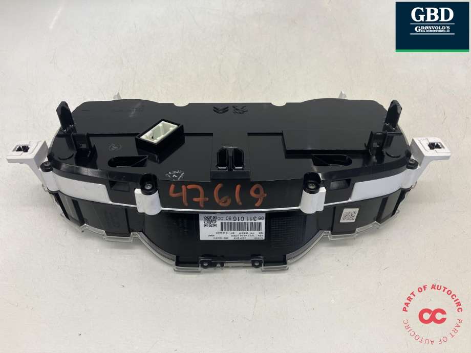 Instrumentpanel til Peugeot Partner 2019-->> (Type III)  (98 311 016 80|98 697 196 80|98 659 695 80)