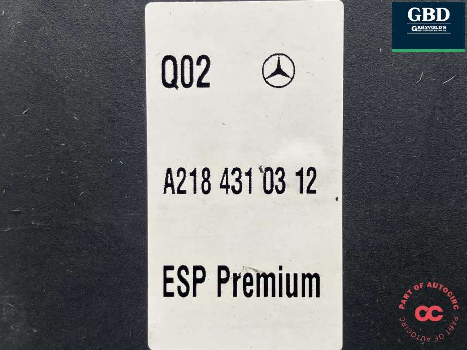 ABS sentral til Mercedes CLS 2011-2017 (C218) (C218) (A 218 431 12 12|A 218 431 04 12|A 218 431 03 12)
