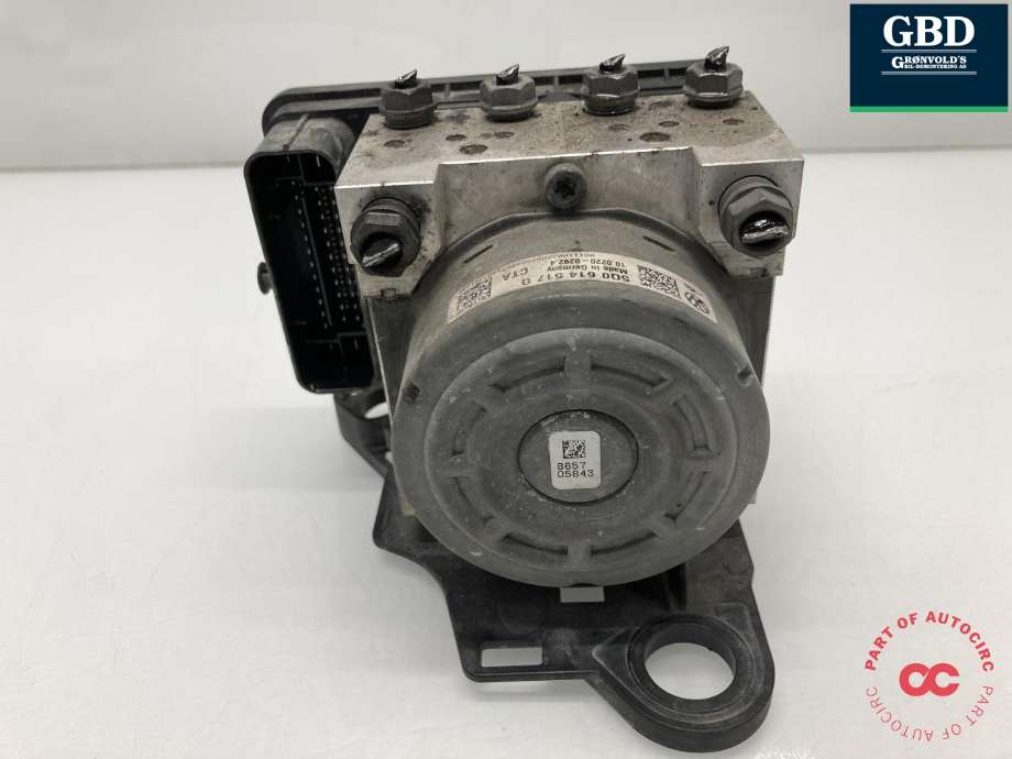 ABS sentral til Škoda Octavia 2013-2016 (Type III, Fase 1)  (5Q0 614 517 J  BEF|5Q0 614 517 Q  BEF|5Q0 614 517 Q)