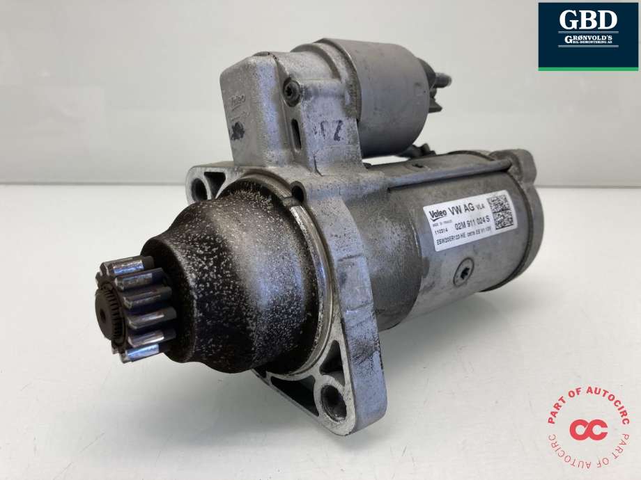 Starter diesel til Škoda Octavia, 2013-2016 (Type III, Fase 1) (02M 911 024 B)