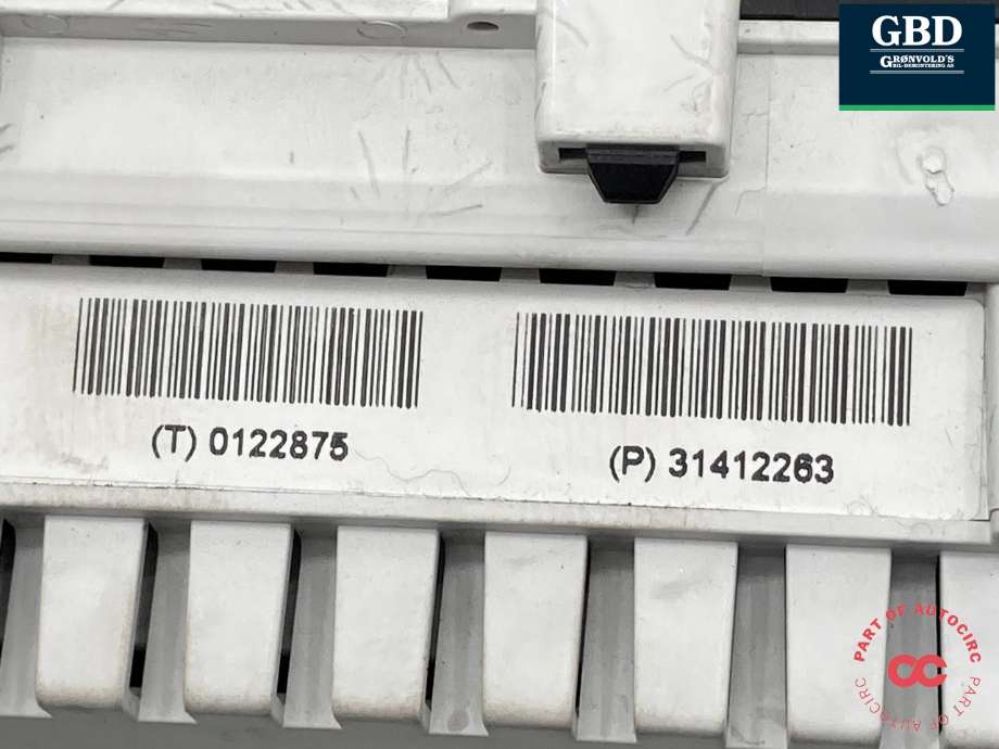 Instrumentpanel til Volvo V70 2007-2013 (Type III, Fase 1)  (36001771|31412263|0122875)