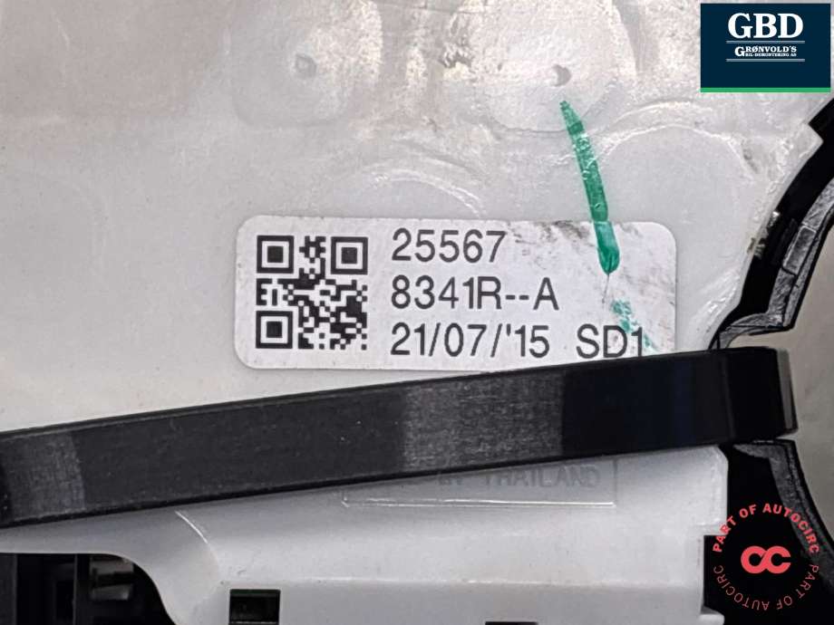 Bryter combi til Renault Kadjar 2015-->>  (255678341R|)