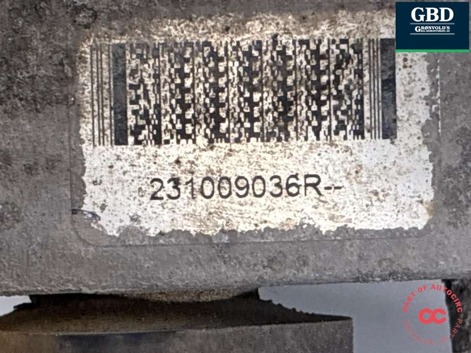 Dynamo diesel til Renault Kadjar 2015-->>  (231002878R|231009036R|)