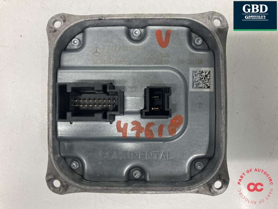 Styreenhet LED til Mercedes C-Klasse 2014-2018 (Fase 1) (W205) (W205) (A 447 905 18 04|A 222 870 07 89|A2C73624404)