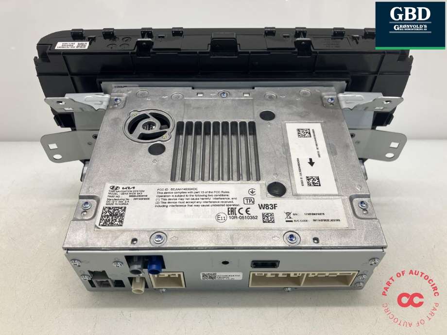 Bilstereo navigasjon til Kia e-Soul 2019-->> (Type III) (96560J2830FHV|IW1140FSK3E|)