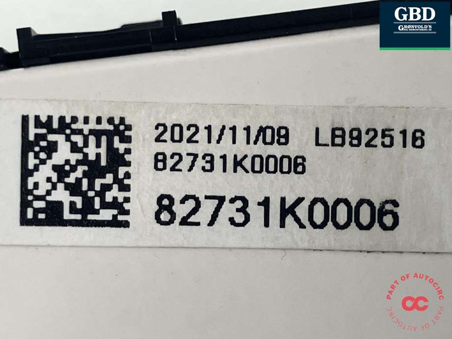 Bryter ruteheis førerdørspanel til Kia e-Soul 2019-->> (Type III)  (93571K0301|82731K0006|)