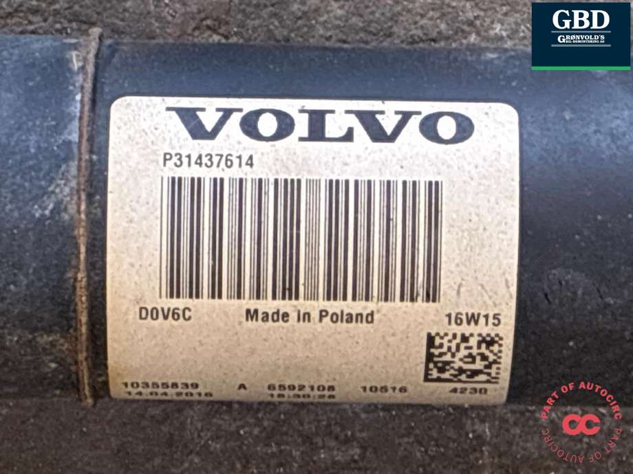 Mellomaksel til Volvo XC70 2014-2016 (Type II, Fase 2) (32249784|31437614|)