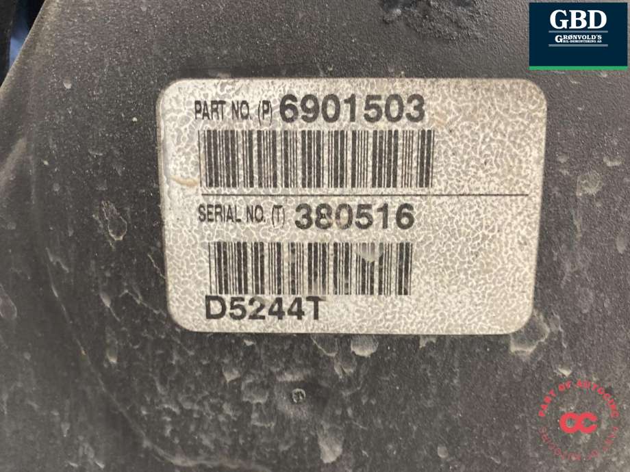 Motor diesel til Volvo XC90 2002-2006 (Type I, Fase 1)  (D5244T4|8251492|)