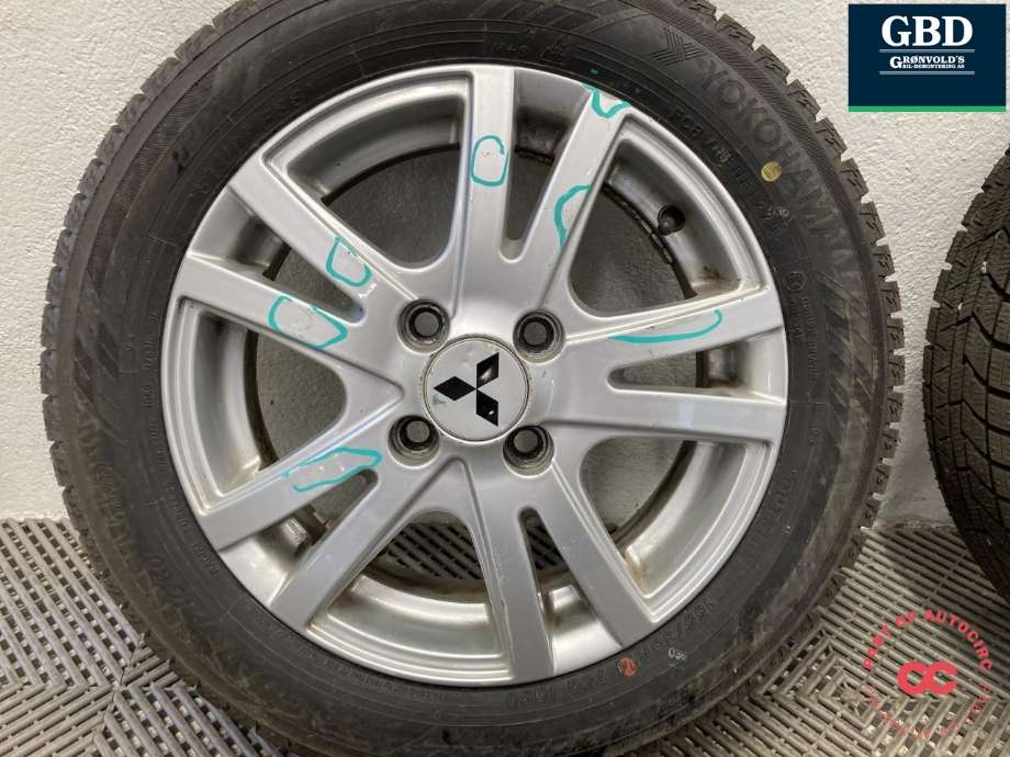 Hjulsett aluminium vinter til Mitsubishi Space Star 2013-->> (Type II)  (NO PART ID|)