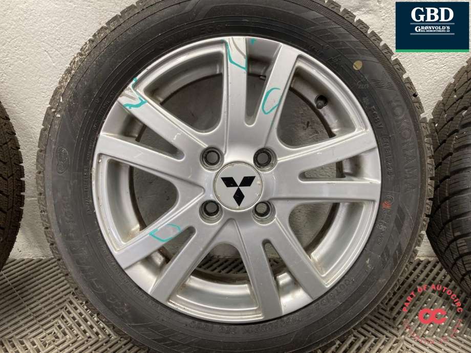 Hjulsett aluminium vinter til Mitsubishi Space Star 2013-->> (Type II)  (NO PART ID|)