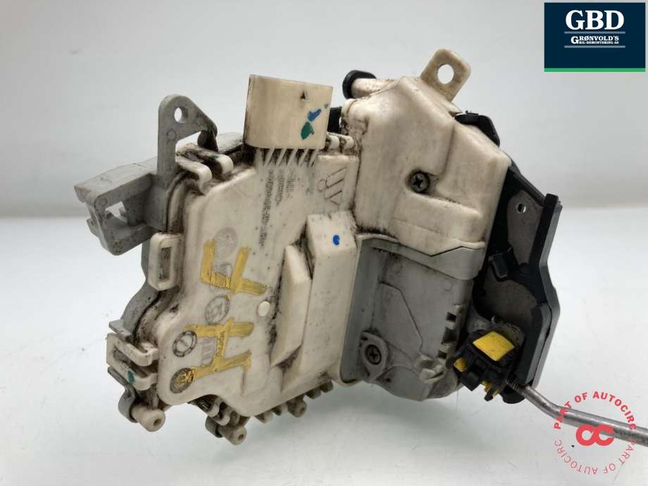 Låsekasse høyre foran til Audi A6 2008-2011 (Type III, Fase 2) (C6) (C6) (4F1 837 016 E|)