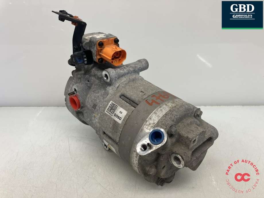 Aircondition kompressor elbil til Hyundai Kona 2021-2023 (Type I, Fase 2) (HANON|97701K4000|HES33|CA600PPJAA15)