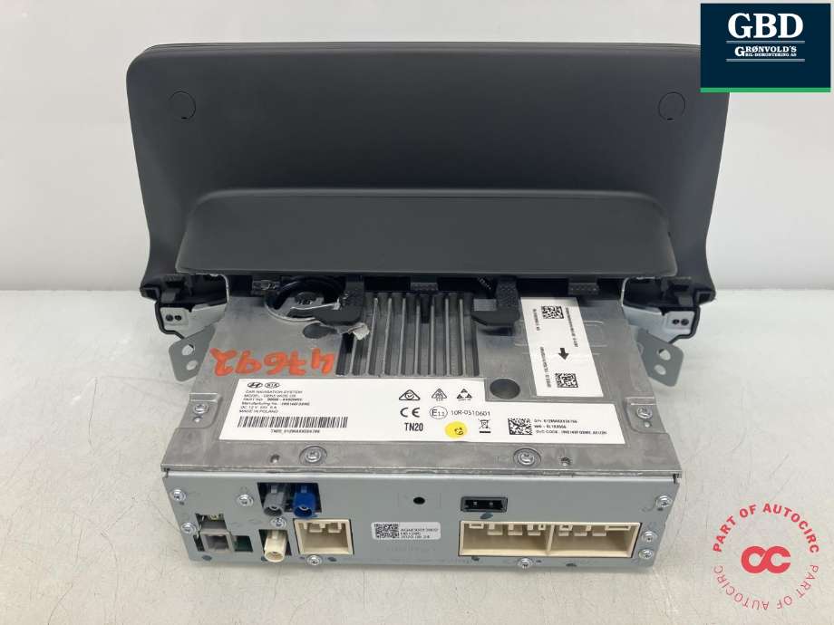 Bilstereo navigasjon til Hyundai Kona 2021-2023 (Type I, Fase 2)  (96560K4620NVC|IW0140FOSWE|GEN5 WIDE OS)
