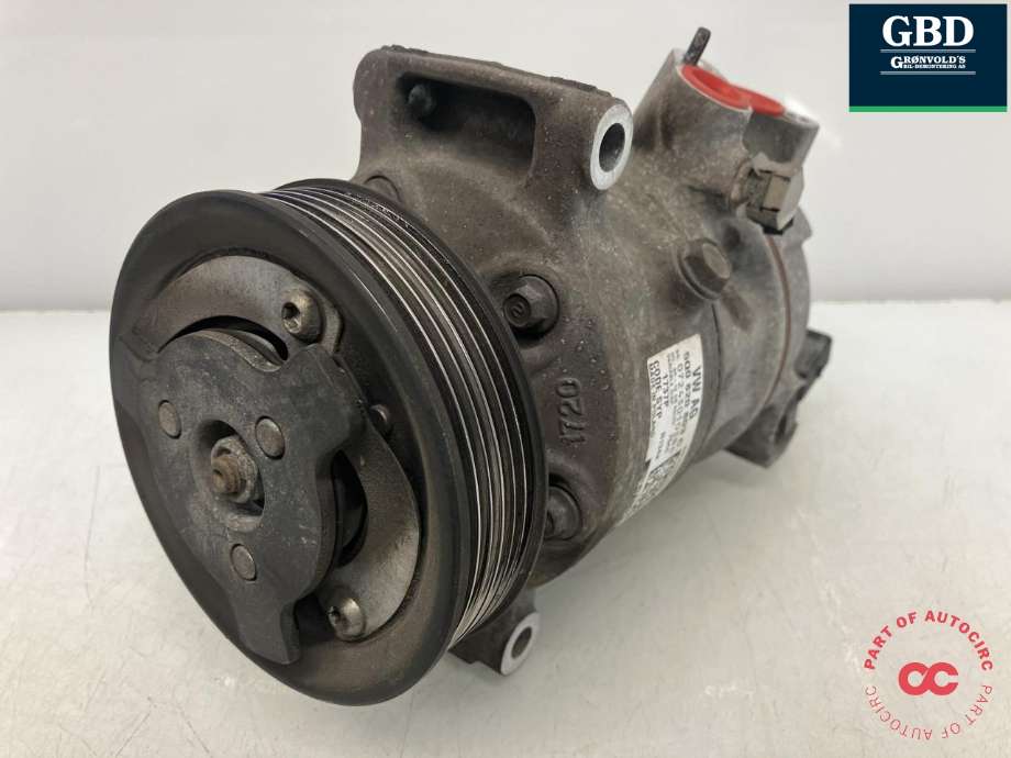 Aircondition kompressor til Škoda Octavia 2013-2016 (Type III, Fase 1) (SANDEN|5Q0 820 803 P|5Q0 820 803 C|5Q0 820 803 J| 5Q0 820 803 K)