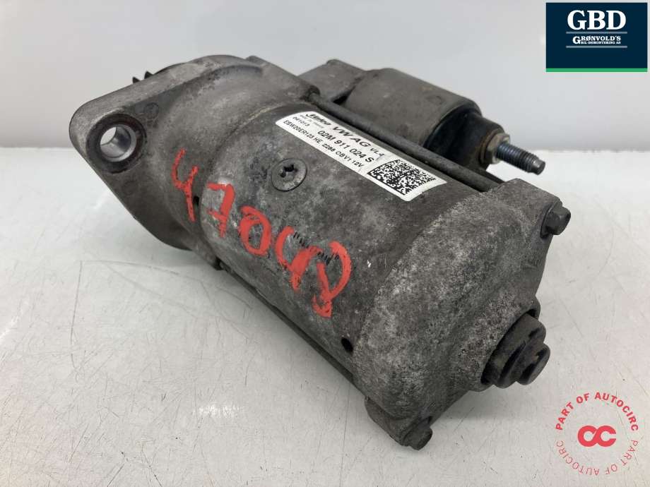 Starter diesel til Škoda Octavia 2013-2016 (Type III, Fase 1) (VALEO|02M 911 024 B|02M 911 024 S|041013)