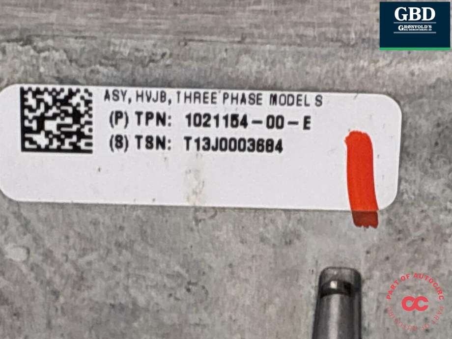 Koblingsboks elbil (HVJB) til Tesla Model S 2013-2016 (Fase 1)  (1048912-00-C|1021154-00-E|)