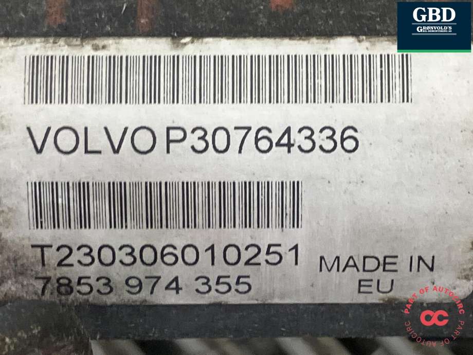 Tannstang til Volvo XC90 2002-2006 (Type I, Fase 1)  (36050010|30764336|7853 974 355)