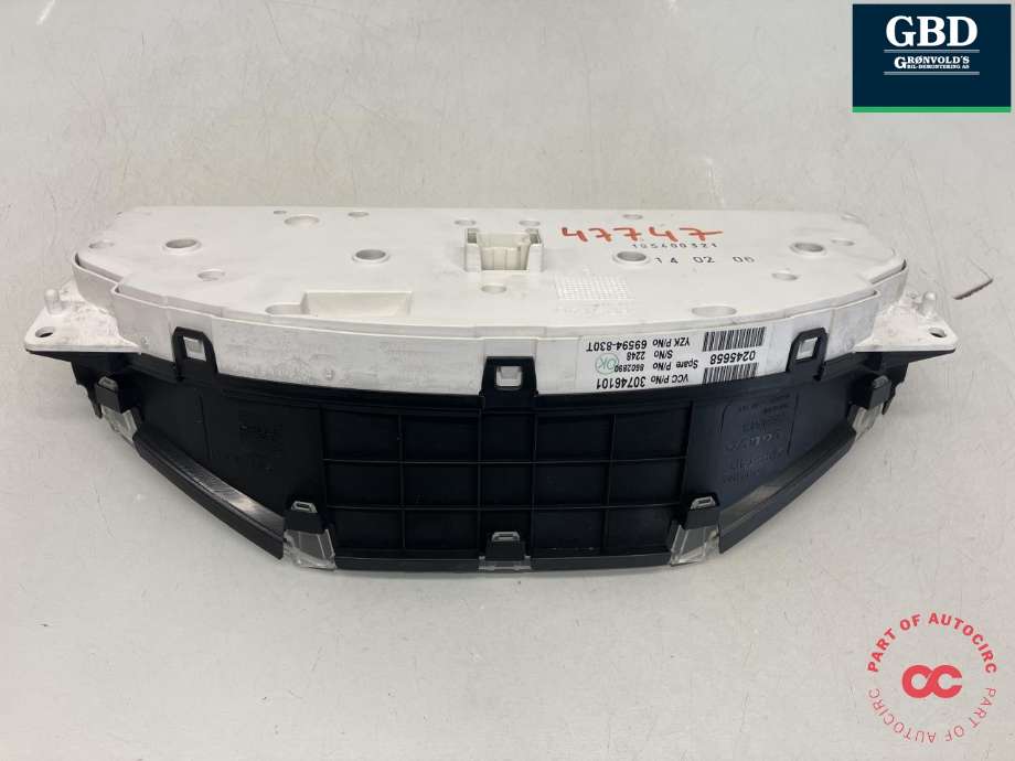 Instrumentpanel til Volvo XC90 2002-2006 (Type I, Fase 1)  (36050548|30746101|8602890)