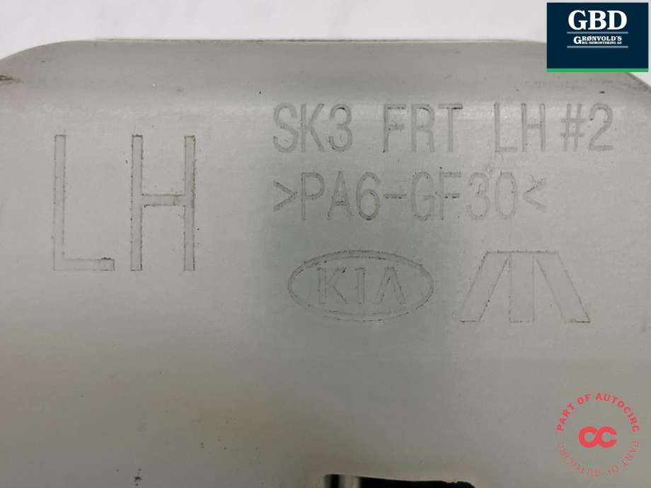Dørhåndtak utv venstre foran til Kia e-Soul 2019-->> (Type III) (82651K07109H|)