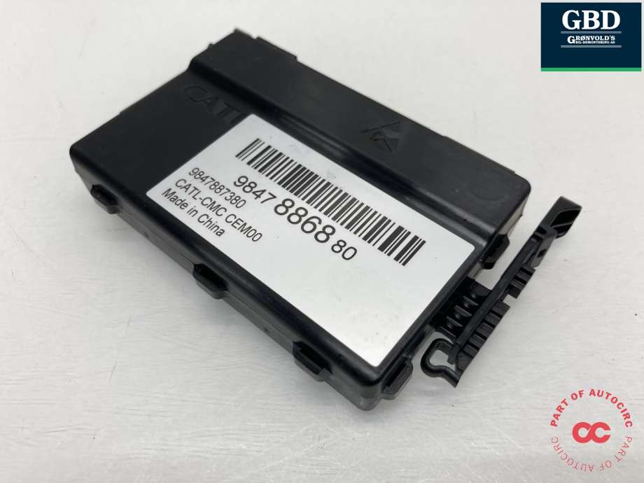 Styreenhet batteri elbil (BMS - Battery Management System) til Peugeot e-2008 2019-->>  (9847886880|)