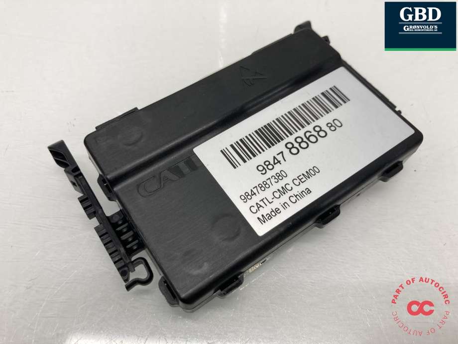 Styreenhet batteri elbil (BMS - Battery Management System) til Peugeot e-2008, 2019-->> (9847886880)