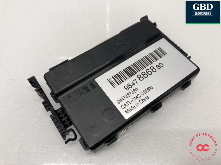 Styreenhet batteri elbil (BMS - Battery Management System) til Peugeot e-2008, 2019-->> (9847886880)