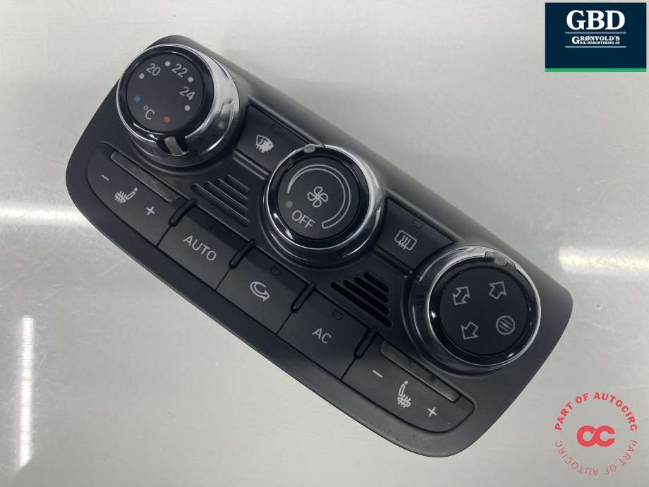 Varmeapparat betjening til Audi TT, 2006-2014 (Type II) (8J0 820 043 AQ WET)