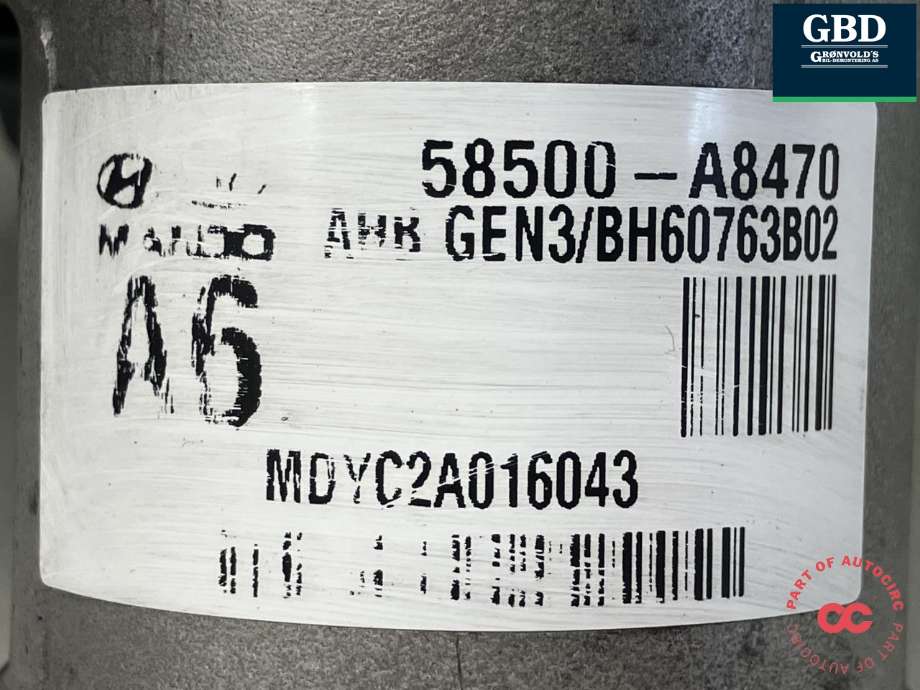ABS sentral til Kia Optima 2017-2020  (MANDO|58500A8470|58500-A8470|)