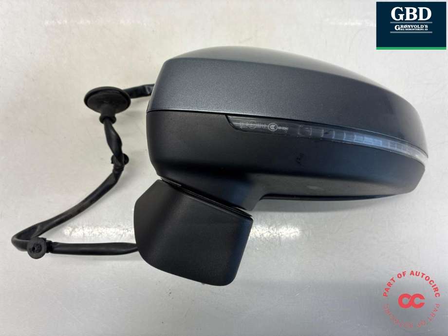 Speil venstre til Audi A3 2012-2016 (Type III, Fase 1) (8V1 857 409 T 9B9|8V1 857 409 F 9B9|)