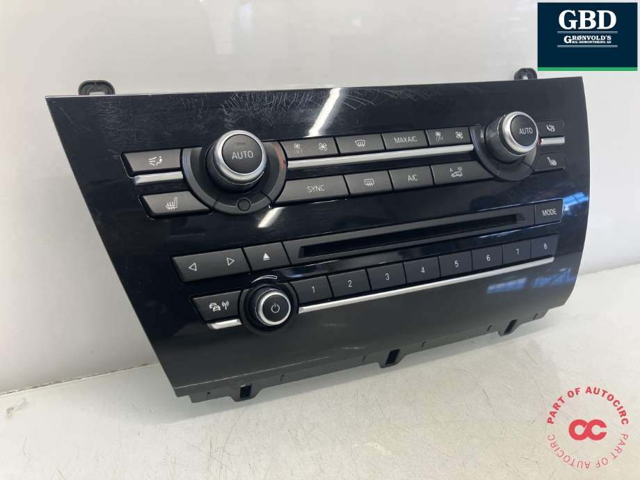 Varmeapparat betjening til BMW X5 2013-2018 (F15) (F15) (64 11 9 388 808|6 818 675|)