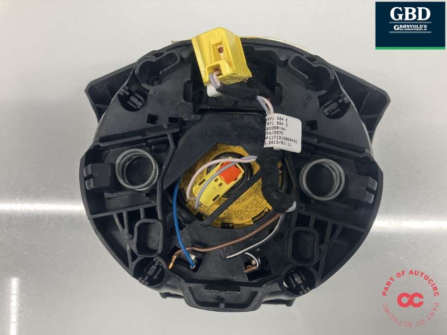 Airbag rattpute til VW Transporter / Caravelle 2009-2015 (Fase 2) (T5) (T5) (TAKATA|7E0 880 201 R 81U|7E0 880 201 Q|)