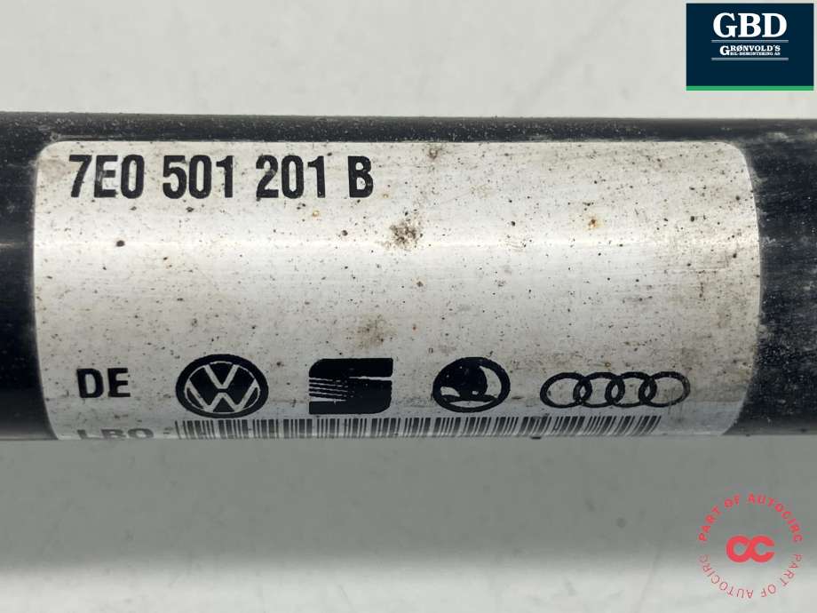 Drivaksel venstre bak, diesel/automat til VW Transporter / Caravelle 2009-2015 (Fase 2) (T5) (T5) (7E0 501 201 C|7E0 501 201 B|7E0 501 201 CX)