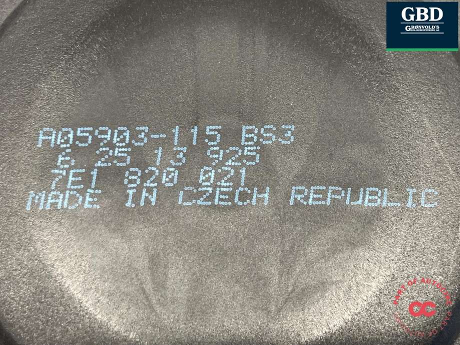 Varmeapparat motor til VW Transporter / Caravelle 2009-2015 (Fase 2) (T5) (T5) (7E1 820 021|A05903-115|)