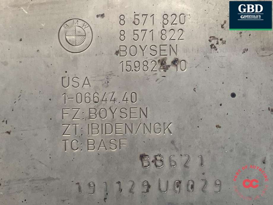 Partikkelfilter til BMW X5 2013-2018 (F15) (F15) (18 30 8 571 006|8 571 820|8 571 822)