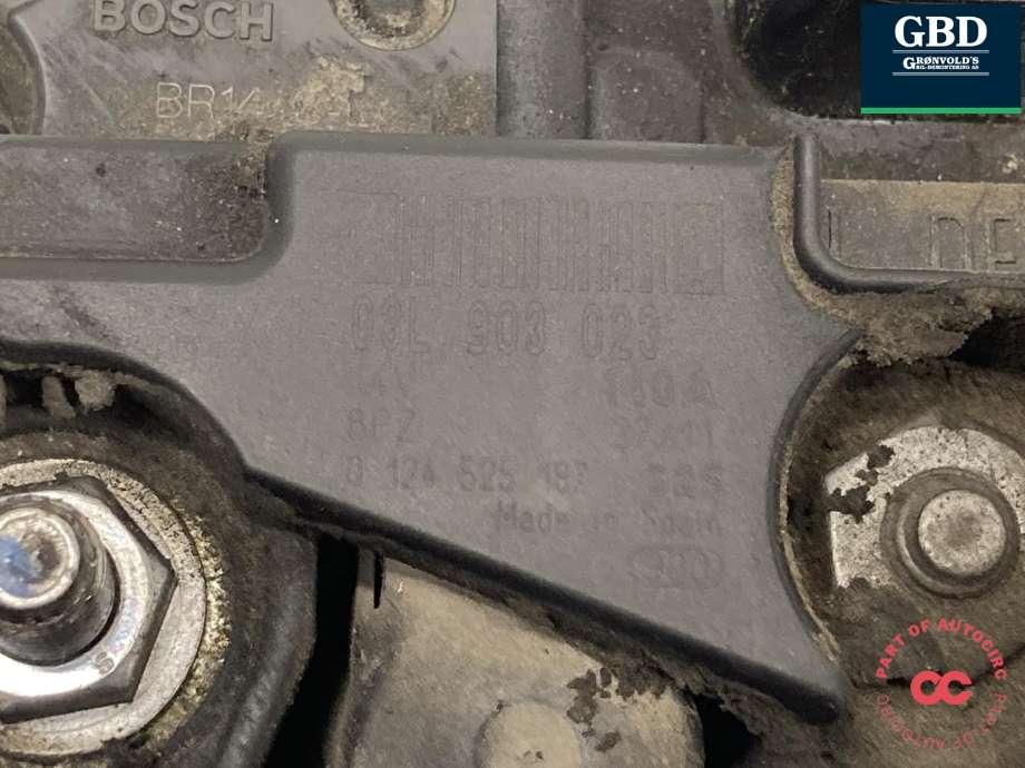 Dynamo diesel til Škoda Octavia 2009-2013 (Type II, Fase 2)  (03L 903 023|03L 903 024 M|03L 903 023  X)