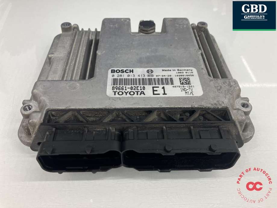 Styreenhet motor til Toyota Auris 2007-2010 (Type I, Fase 1)  (8966002F81|8966002F80|)
